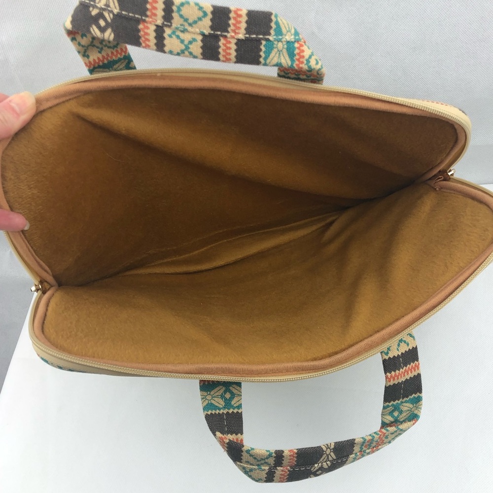 Dachee Bohemian Canvas 15” Laptop Bag Sleeve - Picture 5 of 7
